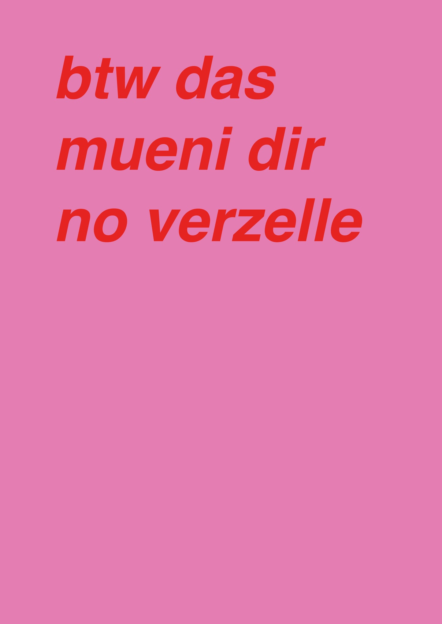 btw - K
